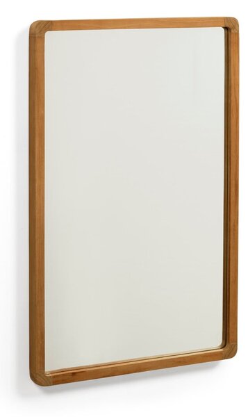 Lustro z drewnianą ramą ścienne 45x70 cm Shamel – Kave Home