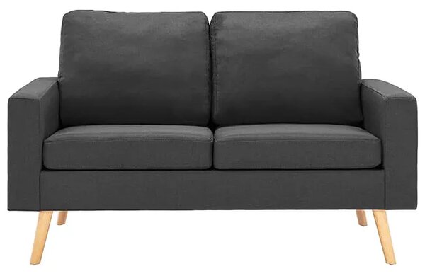 2-osobowa ciemnoszara sofa L0-D82