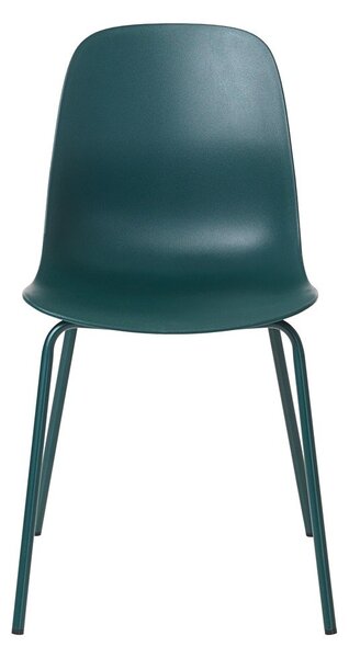 Turkusowe plastikowe krzesło Whitby – Unique Furniture