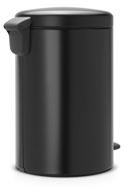 Stalowy kosz na śmieci z pedałem w kolorze matowej czerni 20 l NewIcon – Brabantia