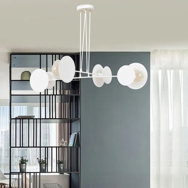 Biała loftowa lampa wisząca - D027 T2-C05