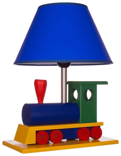 Kolorowa lampka dla dzieci na biurko lokomotywa - S189-Skarlet