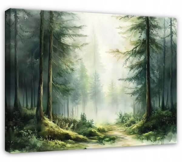 Obraz Na Płótnie Las Zielony Do Sypialni Salonu 60x40