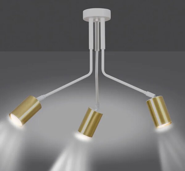 Biała nowoczesna lampa wisząca - D059 K2-T99