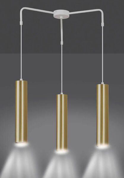 Biała nowoczesna lampa wisząca spot - D063 D4-R33