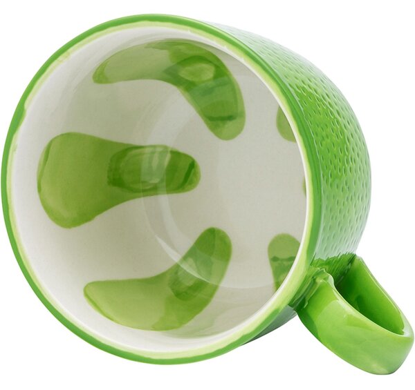 Altom Zestaw ceramicznych kubków jumbo Tropicanalimonka 470 ml, 2 szt