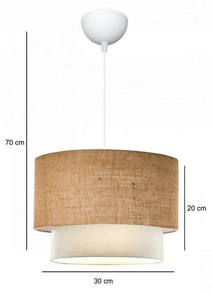 Lampa wisząca AYD-2999v Terra, beżowy