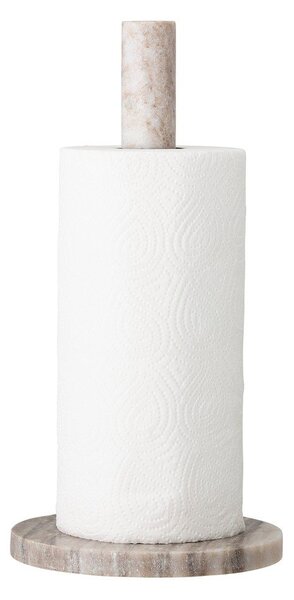 Marmurowy stojak na ręczniki papierowe w naturalnym kolorze ø 15 cm Emy – Bloomingville