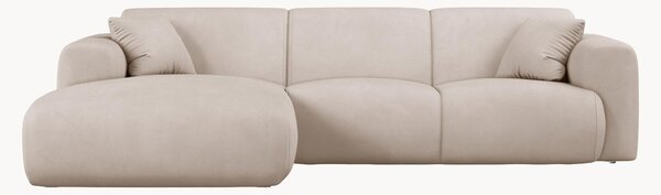 Sofa narożna z szenilu Molino (4-osobowa)