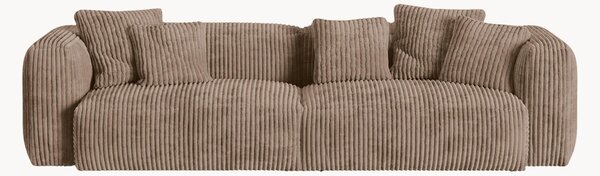 Sofa modułowa o wyglądzie sztruksu Martina (4-osobowa), S 320 cm