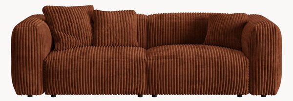 Sofa modułowa o wyglądzie sztruksu Martina (3-osobowa), S 244 cm