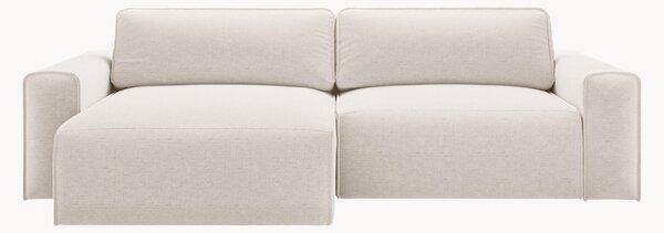 Sofa narożna z szenilu z funkcją spania i schowkiem Victor (3-osobowa)
