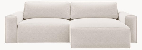 Sofa narożna z szenilu z funkcją spania i schowkiem Victor (3-osobowa)