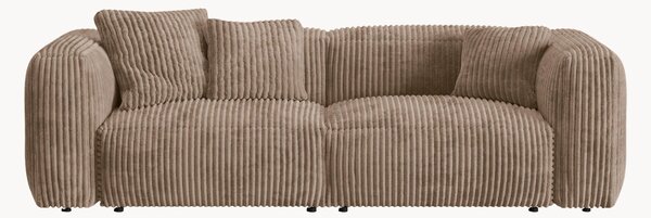 Sofa modułowa o wyglądzie sztrusu Martina (3-osobowa), S244 cm