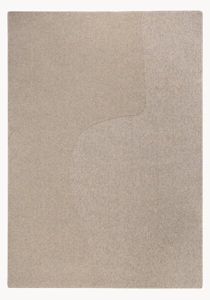 Dywan z wełny z wypukłą strukturą Abstract