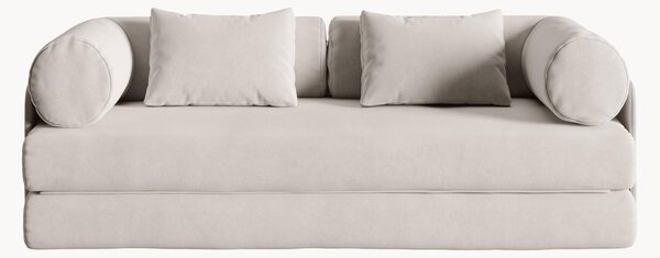 Sofa z weluru z funkcją spania Dreamy (2-osobowa), S 206 cm