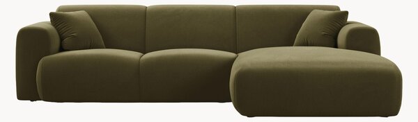 Sofa narożna z weluru Molino (4-osobowa)