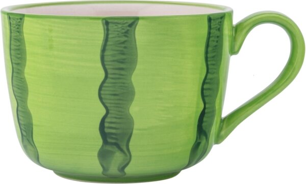 Altom Zestaw ceramicznych kubków jumbo Tropicanamelon 470 ml, 2 szt