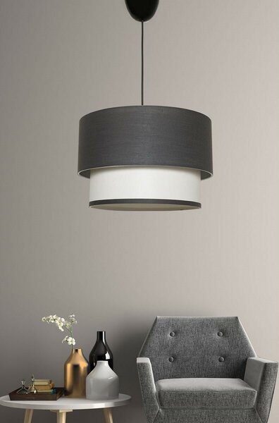 Lampa wisząca SP286 antracytowy, biały