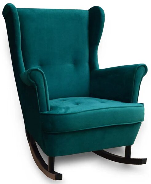 Bujany fotel na płozach do salonu - Amiger 3X 40 kolorów