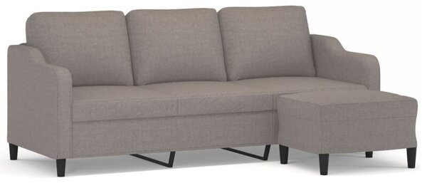 Sofa 3-osobowa z podnÃ³Å¼kiem, taupe, 180 cm, tkaninÄ