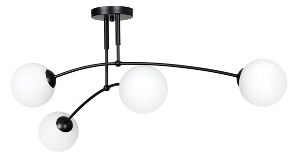 Czarna minimalistyczna lampa sufitowa - D071-Hirtis