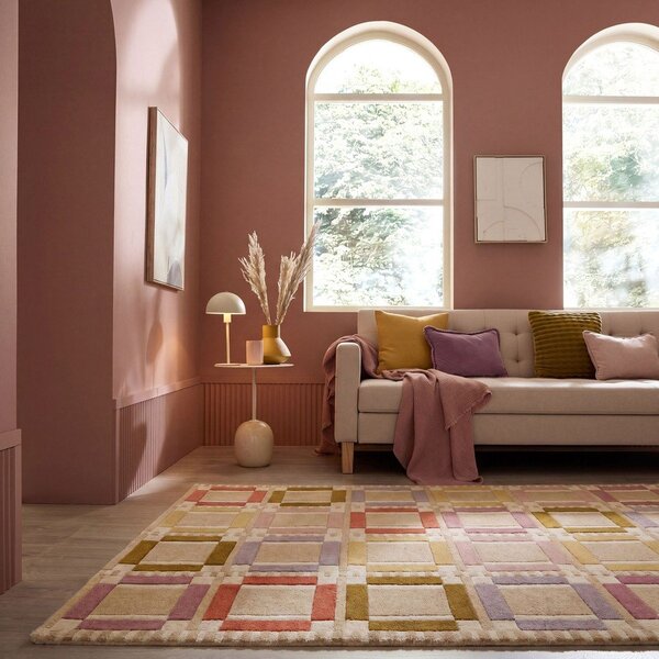 Wełniany dywan tkany ręcznie w naturalnym kolorze 160x230 cm Quadro Wool – Flair Rugs