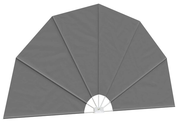 Ekran Prywatności Balkonowej Ø 320 cm Poliester jasnoszary