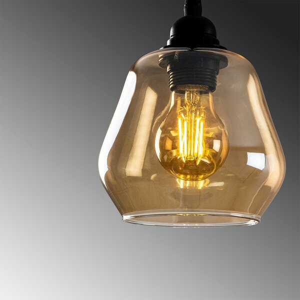 Lampa wisząca Gold - 030, złoty-czarny