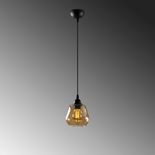 Lampa wisząca Gold - 030, złoty-czarny