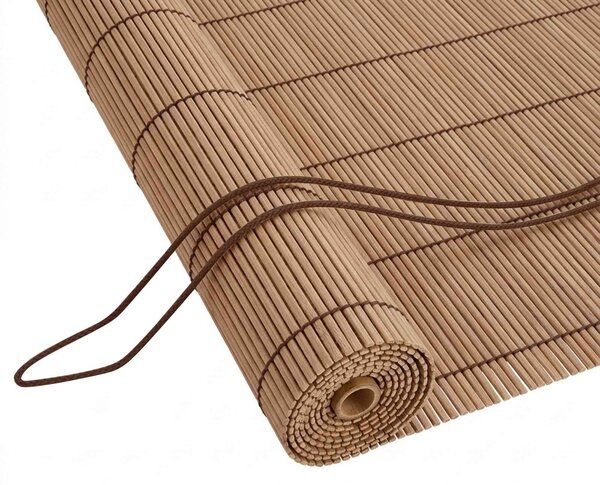Roleta brązowy 160 x 220 cm Bambus