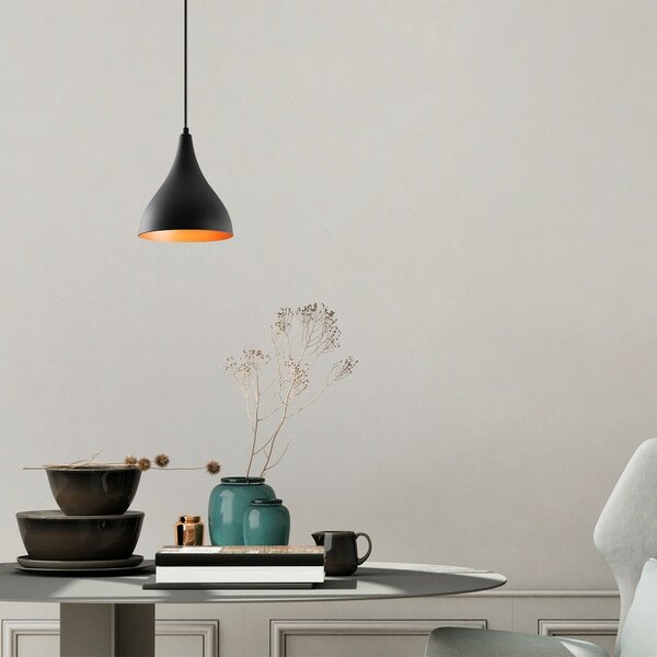 Lampa wisząca Berceste - N-1395, czarny