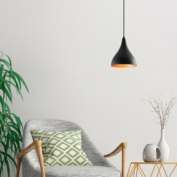 Lampa wisząca Berceste - N-1395, czarny