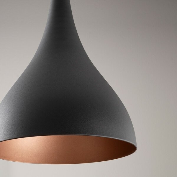 Lampa wisząca Berceste - N-1395, czarny