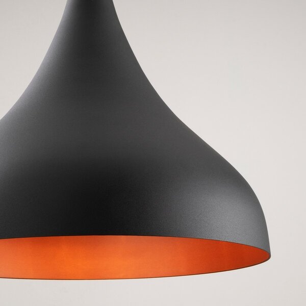 Lampa wisząca Berceste - N-1390, czarny