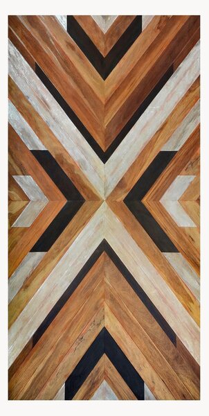 Mata podłogowa z winylu Tribal Wood, antypoślizgowa