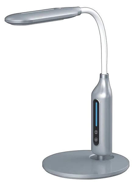 Srebrna lampka LED do nauki i czytania - S258-Boldi