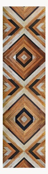 Mata podłogowa z winylu Tribal Wood, antypoślizgowa