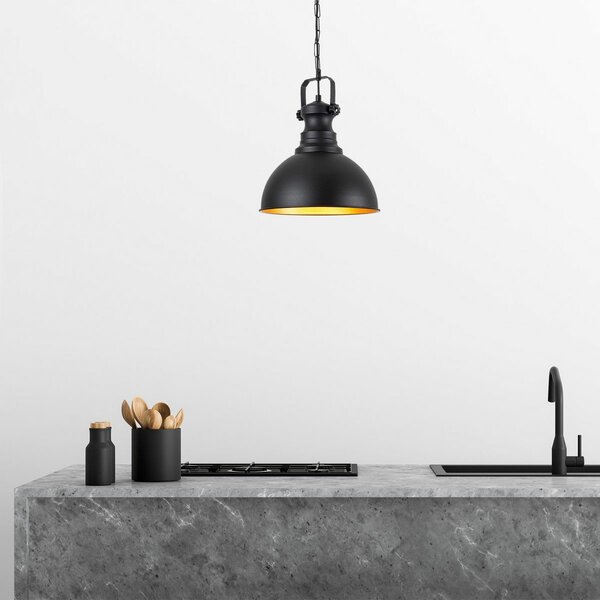 Lampa wisząca Saglam - 3710 - 1, czarny
