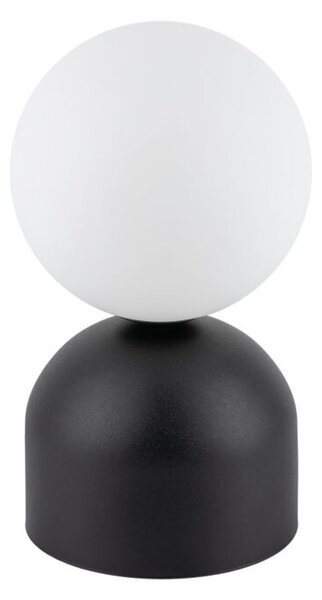 Lampka nocna dziecięca TK Lighting MIKI Black 16044 – czarno-biała, stal lakierowana, G9 6W, 21 cm