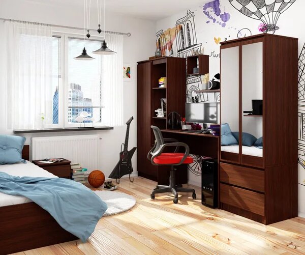 Biurko do nauki i pracy wenge E1-K55