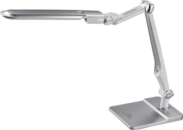 Srebrna lampka do biurka LED ściemniana S265 R3-S16
