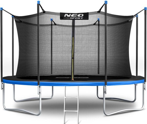Trampolina ogrodowa 404cm 13ft drabinka siatka wew. Neo-Sport