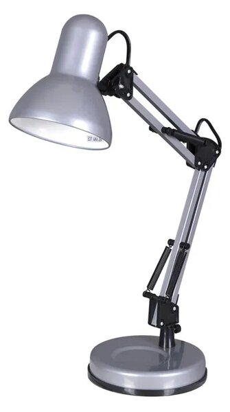 Srebrna biurowa lampa na biurko - S273-Terla