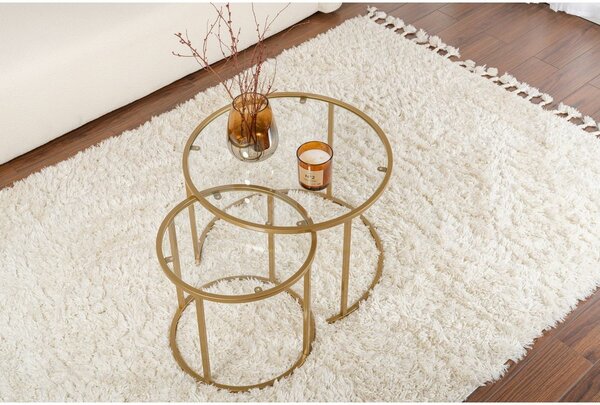 Zestaw stolików konferencyjnych Aurum Gold 60 cm, 2 szt