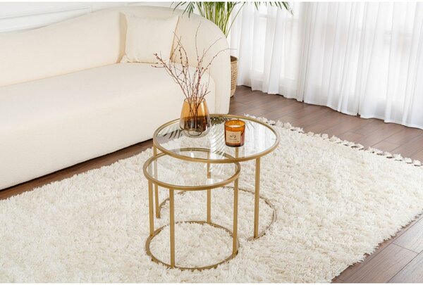 Zestaw stolików konferencyjnych Aurum Gold 60 cm, 2 szt