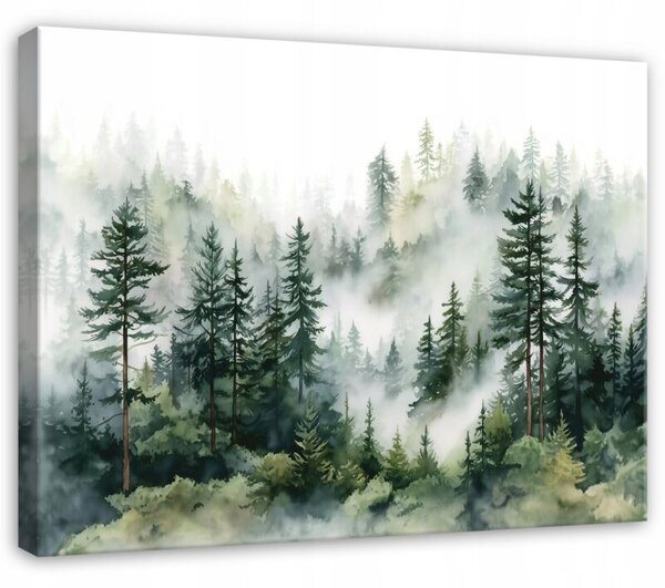 Obraz Na Płótnie Las Zielony Do Sypialni Salonu 60x40