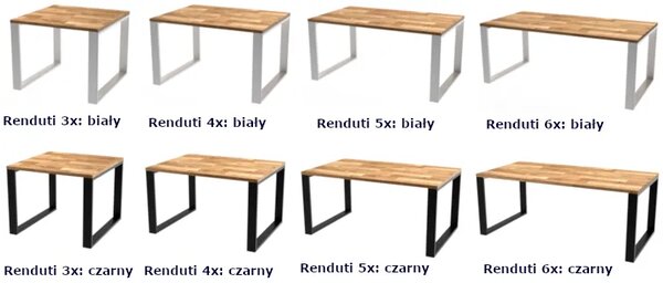 Czarny loftowy stolik kawowy S4-D73