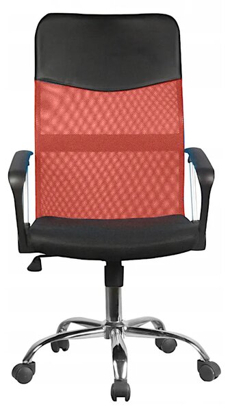 Czerwony ergonomiczny fotel obrotowy B9-L98