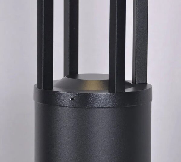 Czarna lampa ogrodowa LED wolnostojąca - S340 P9-E04